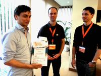 Siegerehrung des fünften Coding Contests zur Meet Magento