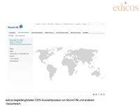 edicos unterstützt Munich Re bei CMS-Auswahl