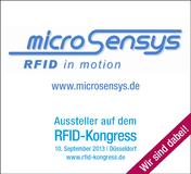 microsensys präsentiert sich auf dem RFID-Kongress von ?RFID im Blick?
