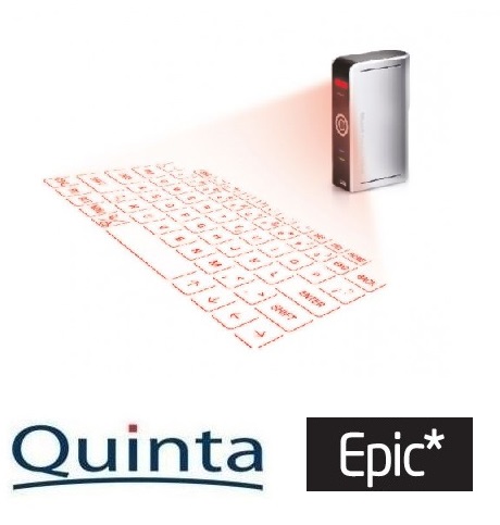 Quinta führt die Epic Laser Tastatur in Deutschland ein