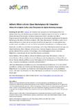 Adformöffnet sich mit Open Marketplace für Entwickler Adformöffnet sich mit Open Marketplace für Entwickler