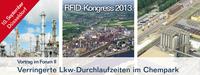 Optimierte Prozesse in der Transportabwicklung: Vortrag von Chemion Logistik auf dem RFID-Kongress 2013, organisiert von?RFID im Blick?