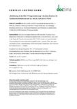 „Einführung in die XSL-T-Programmierung“: doctima-Seminar für Technische Redakteure am 29. und 30. Juli 2013 in Fürth