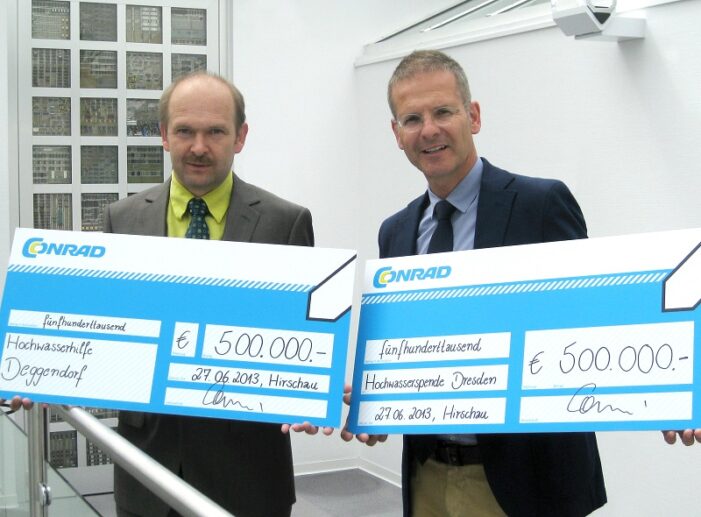 1 Million Euro für Flutopfer