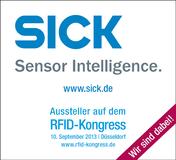 Sick präsentiert sich mit dem Thema ?Smart Factory? als Aussteller  auf dem RFID-Kongress von ?RFID im Blick?