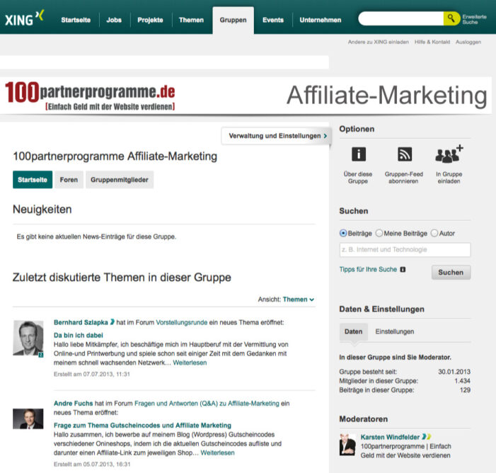 Affiliate Market(X)ing