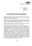 ROFIN-SINAR kündigt Telefonkonferenz und Webcast anlässlich der Ergebnisbekanntgabe für das 3. Quartal des Geschäftsjahres 2013 an