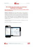 Mit mobiler App Dokumente von unterwegs bearbeiten und freigeben