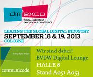 E-Commerce Anbieter communicode AG auf der DMEXCO in Köln