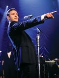 Das Artist Elite 5000 Series Wirelesssystem und der AEW-T6100 Transmitter von Audio-Technica bei Justin Timbelakes 20/20 Experience World Tour