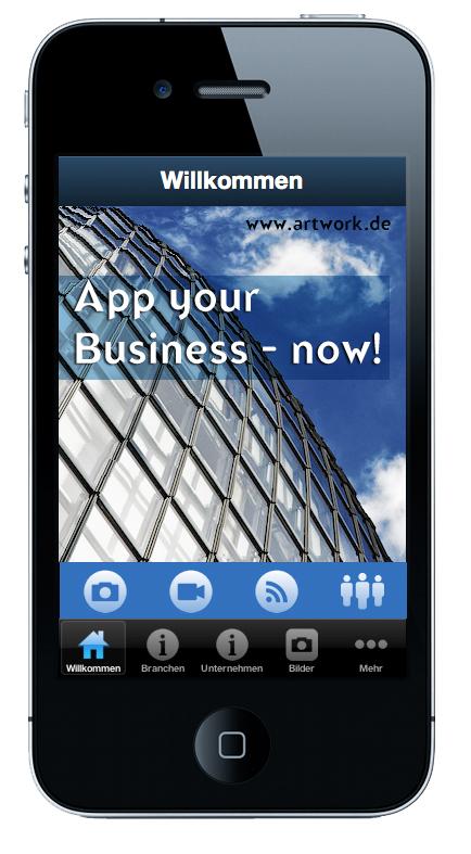 App your Business / Die karlsruher Agentur artwork& communication realisiert Business Smartphone-APPs schon ab 890 Euro (BILD)