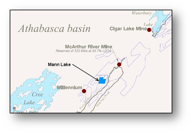 Bohrprogramm gestartet auf Bachman Lake Uranprojekt, Athabasca SK
