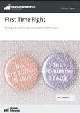 Whitepaper: First Time Right sichert die Datenqualität