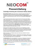 Erstmalige Verleihung des E-Commerce Startup Awards