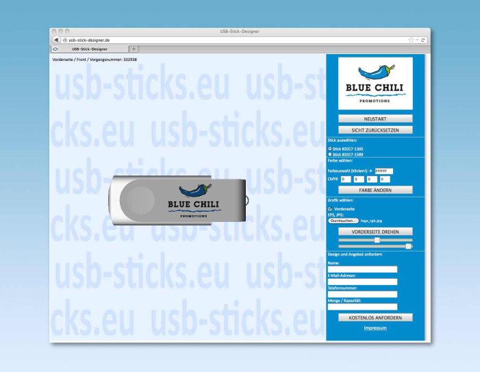 3D USB-Stick Designer:You see, what you get