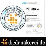 Druckqualität der Onlinedruckerei diedruckerei.de erneut zertifiziert