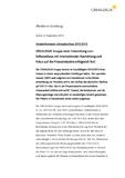 Vorabinformation Jahresabschluss 2012/2013 Crealogix Gruppe