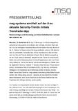 msg systems ermittelt auf der it-sa aktuelle Security-Trends mittels Trendradar-App