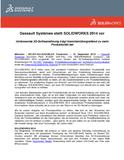 Dassault Systèmes stellt SOLIDWORKS 2014 vor