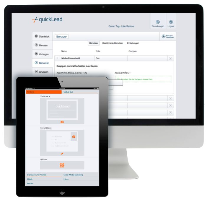 Leadmanagement-App „quickLead 2.0“ von Oktober bis Dezember 2013 zur kostenlosen Early-Bird-Phase freigegeben