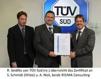 ISO 27001-Zertifizierung für IT-Security-Dienstleister RISIMA Consulting