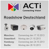 ACTi zeigt neue Kameras auf Roadshow
