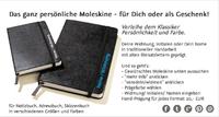 MOLESKINE mit Name oder Initialen als günster Einstieg in die Buchveredelung