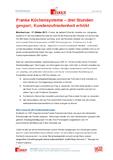 Franke Küchensysteme – drei Stunden gespart, Kundenzufriedenheit erhöht