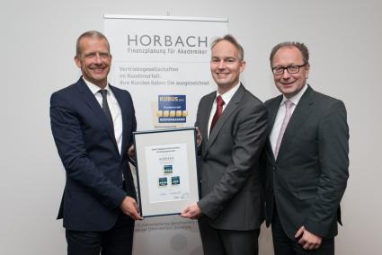 Ausgezeichnete Finanzplanung – HORBACH erhält zum vierten Mal in Folge KUBUS-Gütesiegel (BILD)