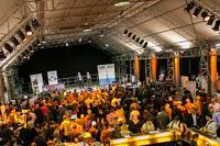 Die Gründerszene auf der Münchener Start-up Demo Night  von evobis, WERK1 München und BayBG