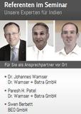 BEO und Dr. Wamser + Batra zeigen Wege nach Indien