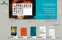 Literaturfest München mit virtuellem Buchregal