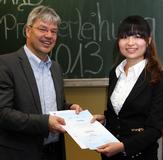 DAAD-Preis 2013 für hervorragende Leistungen ausländischer Studierender verliehen