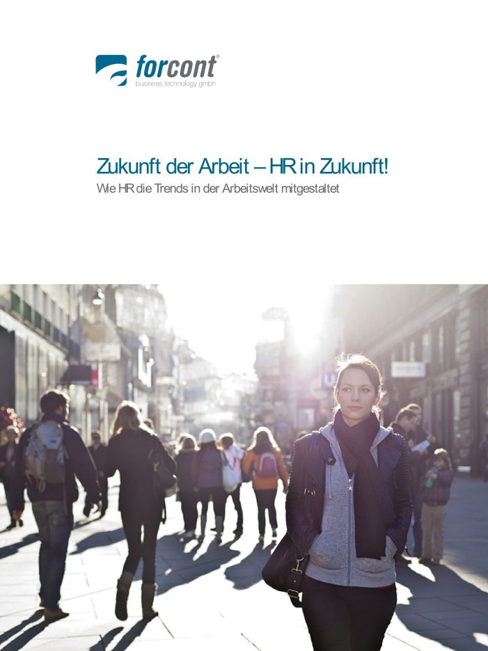 „Zukunft der Arbeit – HR in Zukunft!“- eBook von forcont zu HR-Trends und Herausforderungen