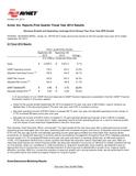 Avnet Inc. gibt Ergebnisse des 1. Quartals im Geschäftsjahr 2014 bekannt