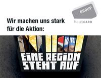 hausCARD GROUP GmH unterstützt die Aktion: „Eine Region steht auf“