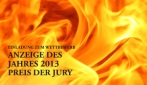 ZeitungKreativ: Wettbewerb um die „Anzeige des Jahres 2013“ entflammt