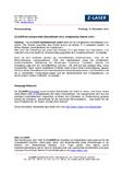 Z-LASER mit erfolgreichem Geschäftsjahr 2012, erfolgreiches Quartal 3/2013