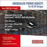 Integriertes Smart Power Stage (SPS) Modul von Fairchild Semiconductor bietet Effizienz und höhere Leistungsdichte
