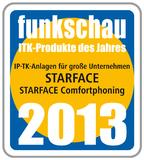 Starface ist 2013 wieder „beste IP-TK-Anlage für große Unternehmen“