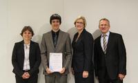 Münsteraner „Studienpreis Wirtschaftschemie 2013“ geht an Christoph Thiel