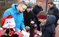 Zum Jubiläum vorweihnachtliche Stimmung auf dem Campus der FH