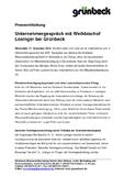 Unternehmergespräch mit Weihbischof Losinger bei Grünbeck