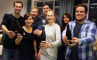 Abschluss mit Schaumkrone: FH-Studierende brauen Schoko-Bier